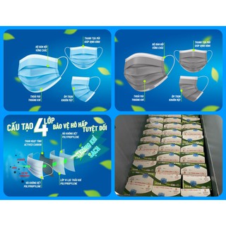 Khẩu Trang Y Tế - Khẩu Trang 4 Lớp ASIA - Khẩu Trang Chính Hãng