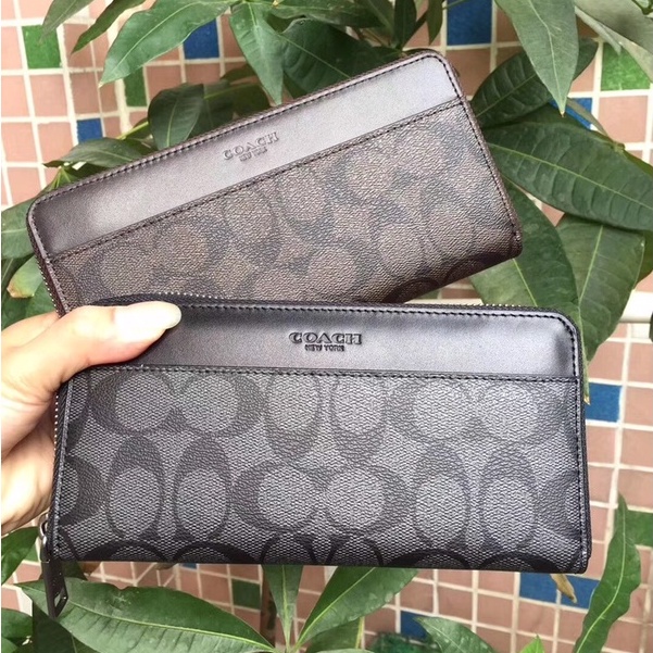 Ví Dài Coach 75000 Chất Liệu PVC Kiểu Dáng Cổ Điển Thời Trang Cho Nam Giới