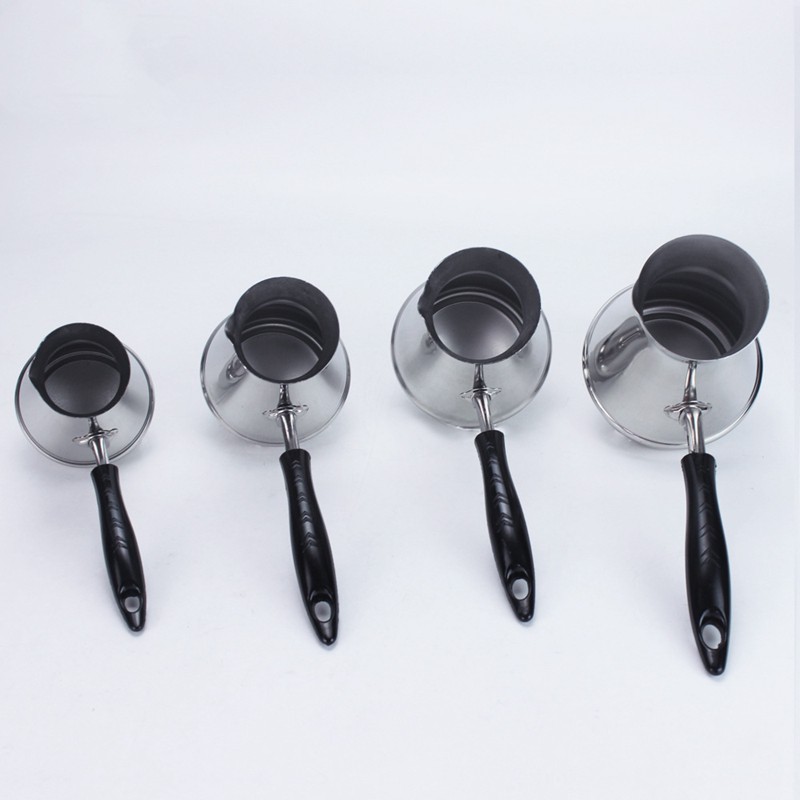 European Long Handle Stainless Melting Pot Coffee Utensils 500Ml