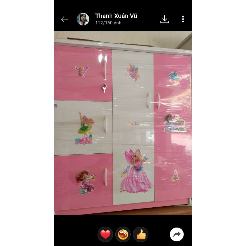 Tủ nhựa đài Loan cho bé cao 125*105