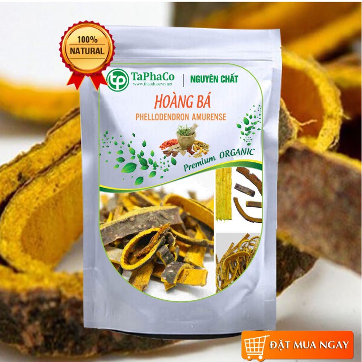 [Hàng sạch khô cao cấp] Hoàng bá sấy khô - Thảo Dược Tấn Phát - Túi lớn loại 1kg
