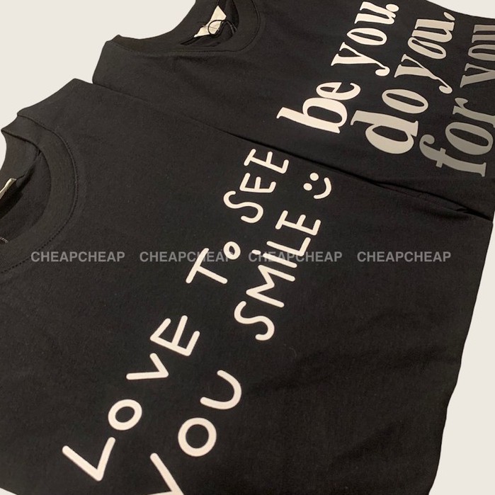 ÁO THUN BE YOU - LOVE SMILE form fit