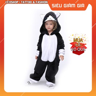Bộ đồ thú mèo đen - chất nhung mịn cao cấp