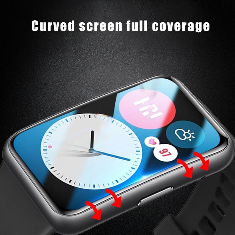 Kính Cường Lực Mềm 3D HD Bảo Vệ Màn Hình Đồng Hồ Huawei Watch Fit / Fit 2 / Fit Mini / Fit New / Honor Watch ES