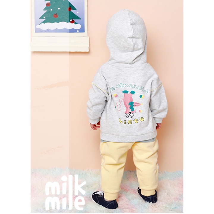 Quần lót bông hoodie Hàn Quốc MM maruse36 bé trai bé gái