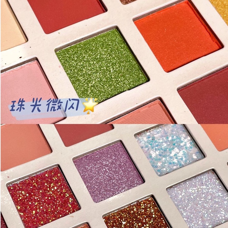 Bảng Phấn Mắt 42 Ô Ershiqi những người yêu thích kem -Bảng Mắt Màu Kèm Nhũ Sang Trọng -Bảng Mắt Cổ Trang - Màu Mắt Đẹp