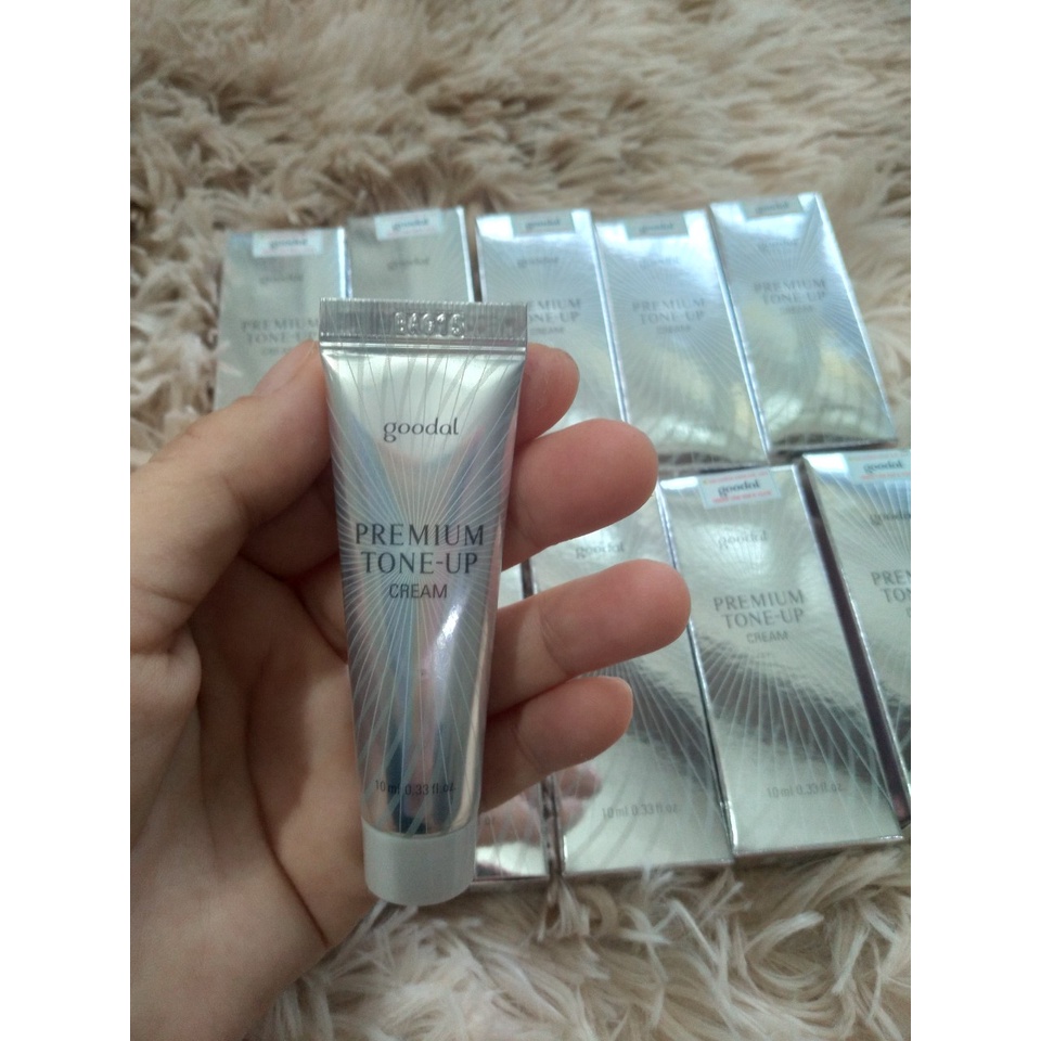 [Mini 10ml] Kem ốc sên dưỡng trắng Goodal Premium Snail Tone Up