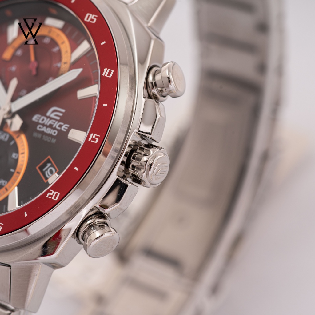 Đồng Hồ Quartz Nam Casio Edifice WATCHSTORE EFV-600D-4AVUDF, Mặt Kính Khoáng 43.8mm, Dây Kim Loại, Vỏ Thép Không Gỉ