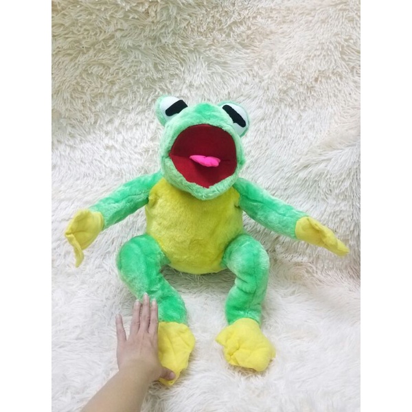gấu bông con ếch xanh độc đáo to 75cm