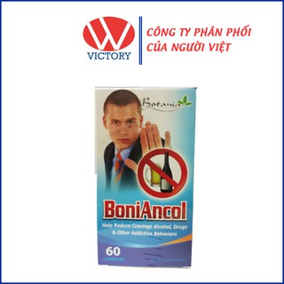 Viên uống BoniAncol - Giải độc gan, giải pháp cho người cai rượu bia Hộp 60 Viên