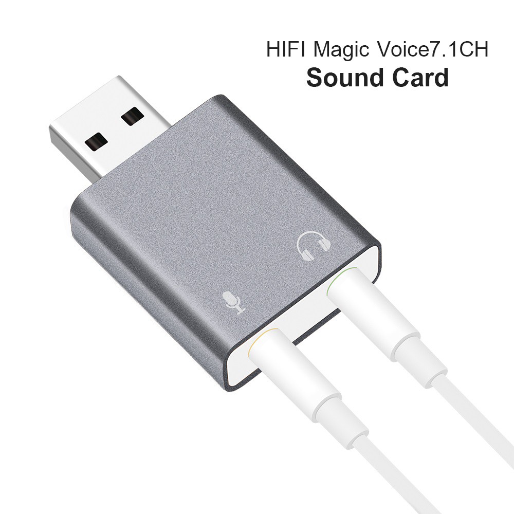 Usb sound 7.1 chất lượng cao cho âm thanh trung thực nhất