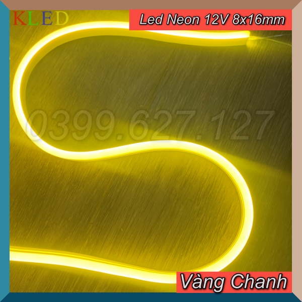 1 Mét Đèn 12v Neon 8mm Trang Trí DC 12V 8x16mm, Led Neon Trang Trí