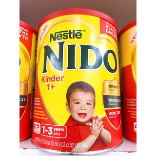 Sữa Nido nắp đỏ 1,6kg xuất xứ Mỹ cho bé 1-3 tuổi - Date T07/2020