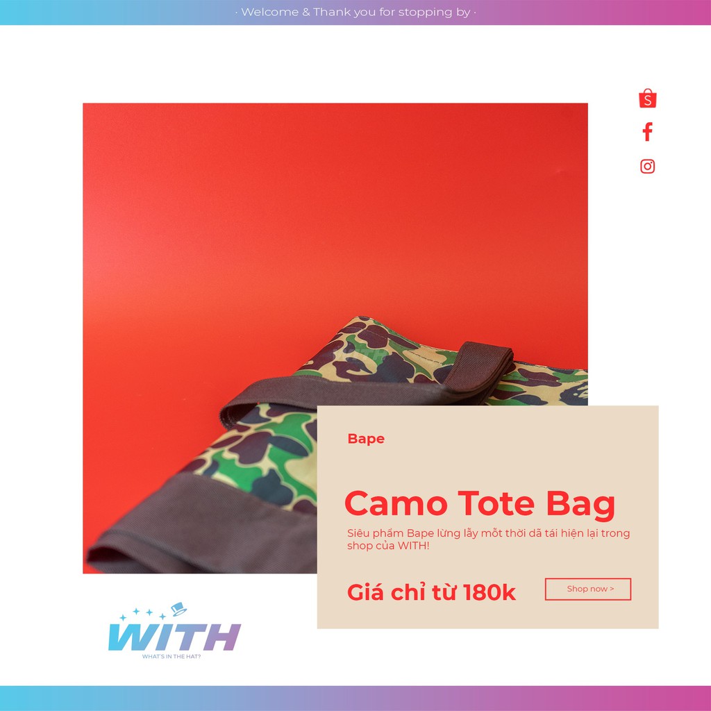 Túi đeo vai Bape