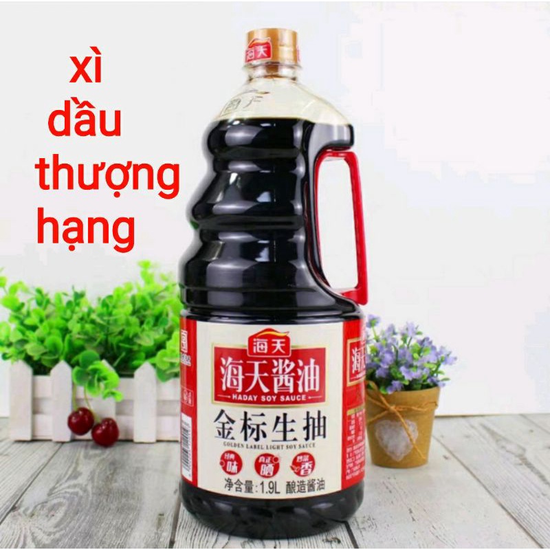 XÌ DẦU NHÃN ĐỎ HẢI THIÊN 1,9L_gia vị chấm ,nấu món ăn ngon