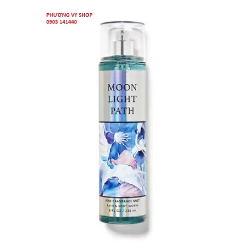 Xịt thơm toàn thân hương nước hoa BBW MOONLIGHT PATH