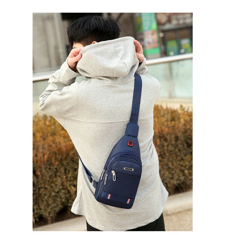 Túi đeo chéo nam đi học vải canvas unisex thời trang giá rẻ TĐC - 05 | BigBuy360 - bigbuy360.vn