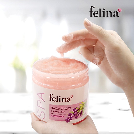 Muối tắm tẩy tế bào chết body Felina Home Spa ĐỦ LOẠI 500g-220g từ hạt muối hồng Himalay tinh khiết