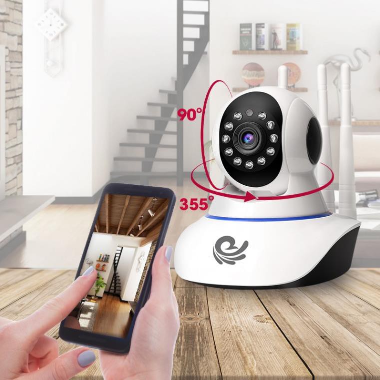 Camera WiFi 3 Râu CareCam 1080P 2MP - Carecam An Ninh Trong Nhà CC1021 -Xoay Theo Chuyển Động | BigBuy360 - bigbuy360.vn