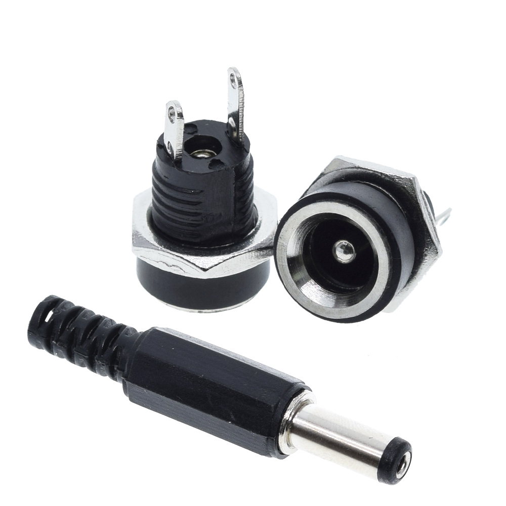 Set 10 Cặp Đầu Nối Nguồn Điện DC 2.1x5.5mm | BigBuy360 - bigbuy360.vn