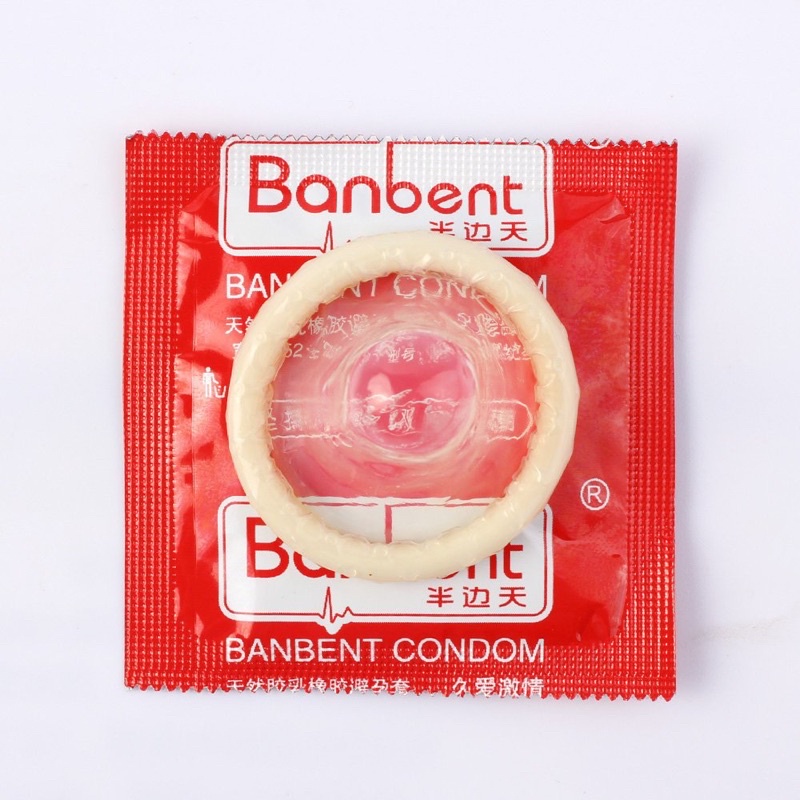 Bao cao su BANBENT Passion Long love 001, kéo dài thời gian, gân gai, siêu mỏng, có hương thơm, hộp 10 bcs