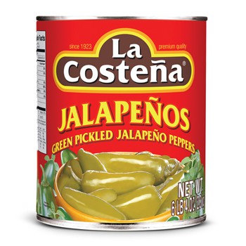 Ớt trái xanh ngâm La Costena Green Pickled Jalapeno Pepper- Hàng nhập Mexico 2.8kg