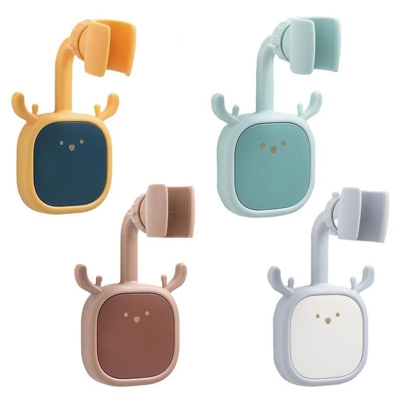 360° Giá Đỡ Vòi Hoa Sen Gắn Tường Tự Dính Có Thể Điều Chỉnh Tiện Dụng Cho Nhà Tắm