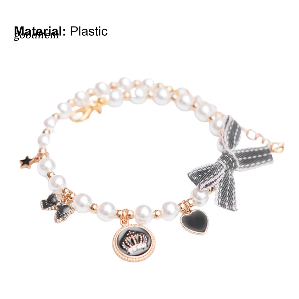 Vòng cổ Mặt Hình Mèo Trang Trí Tinh Tế Dễ Thương Cho Thú Cưng