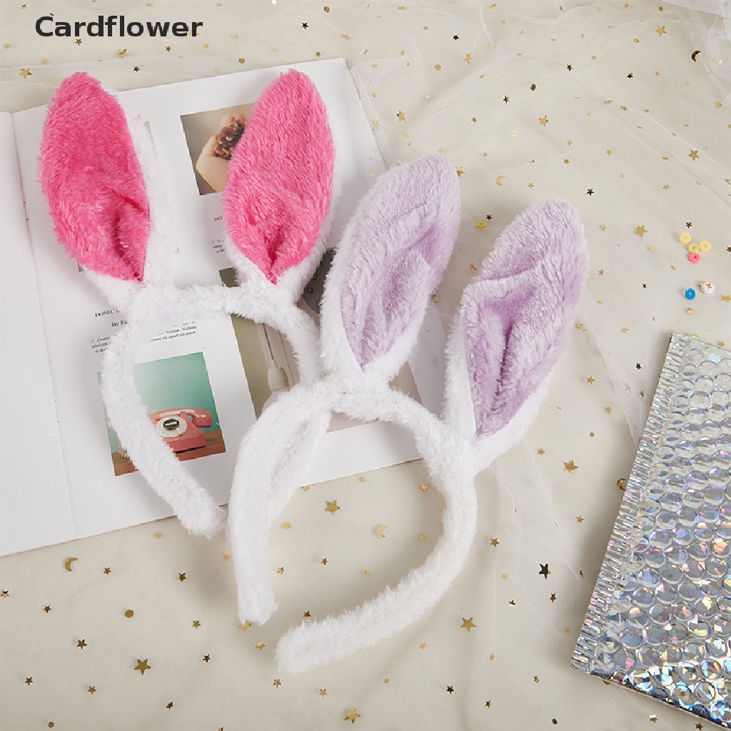 Băng Đô Tai Thỏ Dễ Thương &lt; Cardflower &gt; Băng Đô Tai Thỏ Phục Sinh Đang Giảm Giá