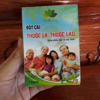 Bột cai thuốc lá, thuốc lào Tâm An