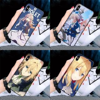 Ốp điện thoại silicon dẻo in hình Violet Evergarden cho iPhone 5 5S 6 6S SE 7 8 Plus XS Max