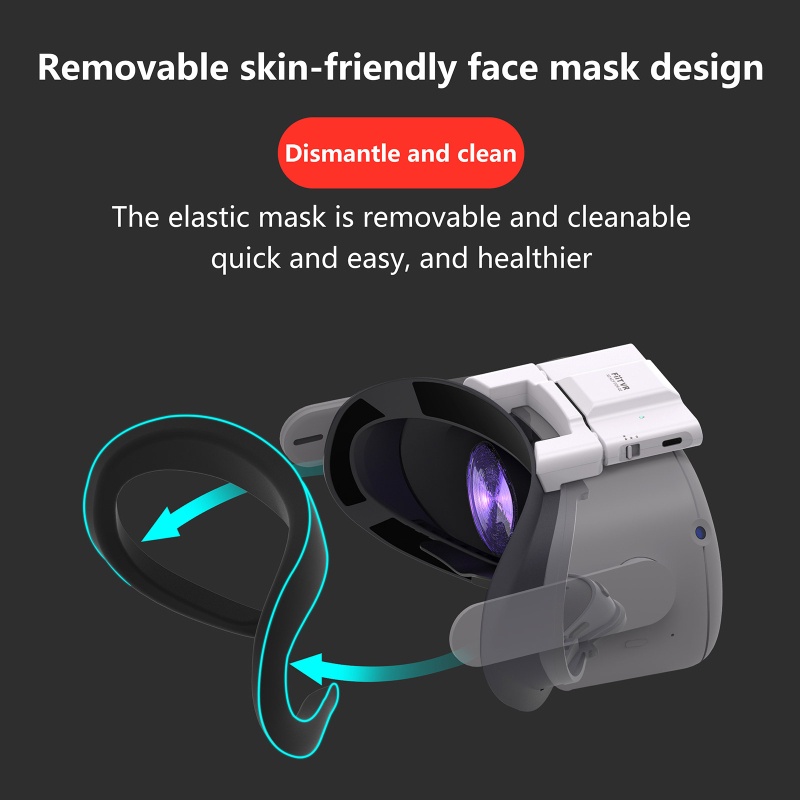 Vỏ Bọc Mặt Kính Thực Tế Ảo Cho Quest 2 VR