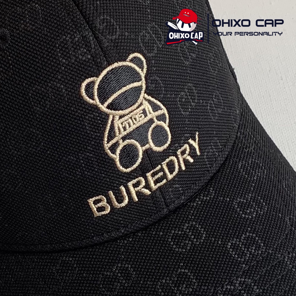 Mũ lưỡi trai thêu gấu Buredry nón kết nam nữ unisex phong cách ulzzang OHIXO CAP LT35