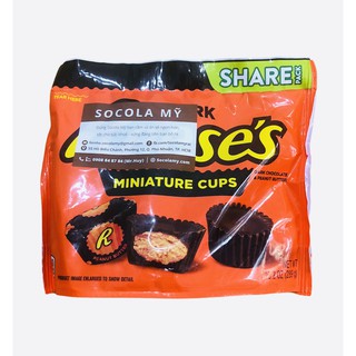 Socola Reeses Bơ Đậu Phộng Đắng - Socola Mỹ