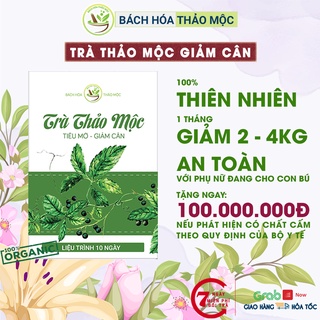 Trà Giảm Cân Thảo Mộc Cấp Tốc Tiêu Mỡ An Toàn 100% Thiên Nhiên | Bách Hóa Thảo Mộc