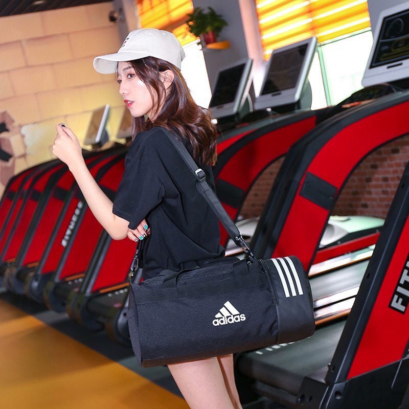 Túi Trống Thể Thao Tập GYM, Đá Bóng Chống Nước Có Ngăn Đựng Giầy TTD03