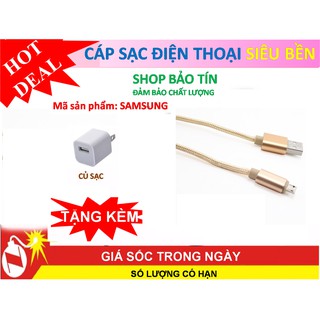 Dây sạc Samsung sạc nhanh siêu bền tặng kèm củ sạc