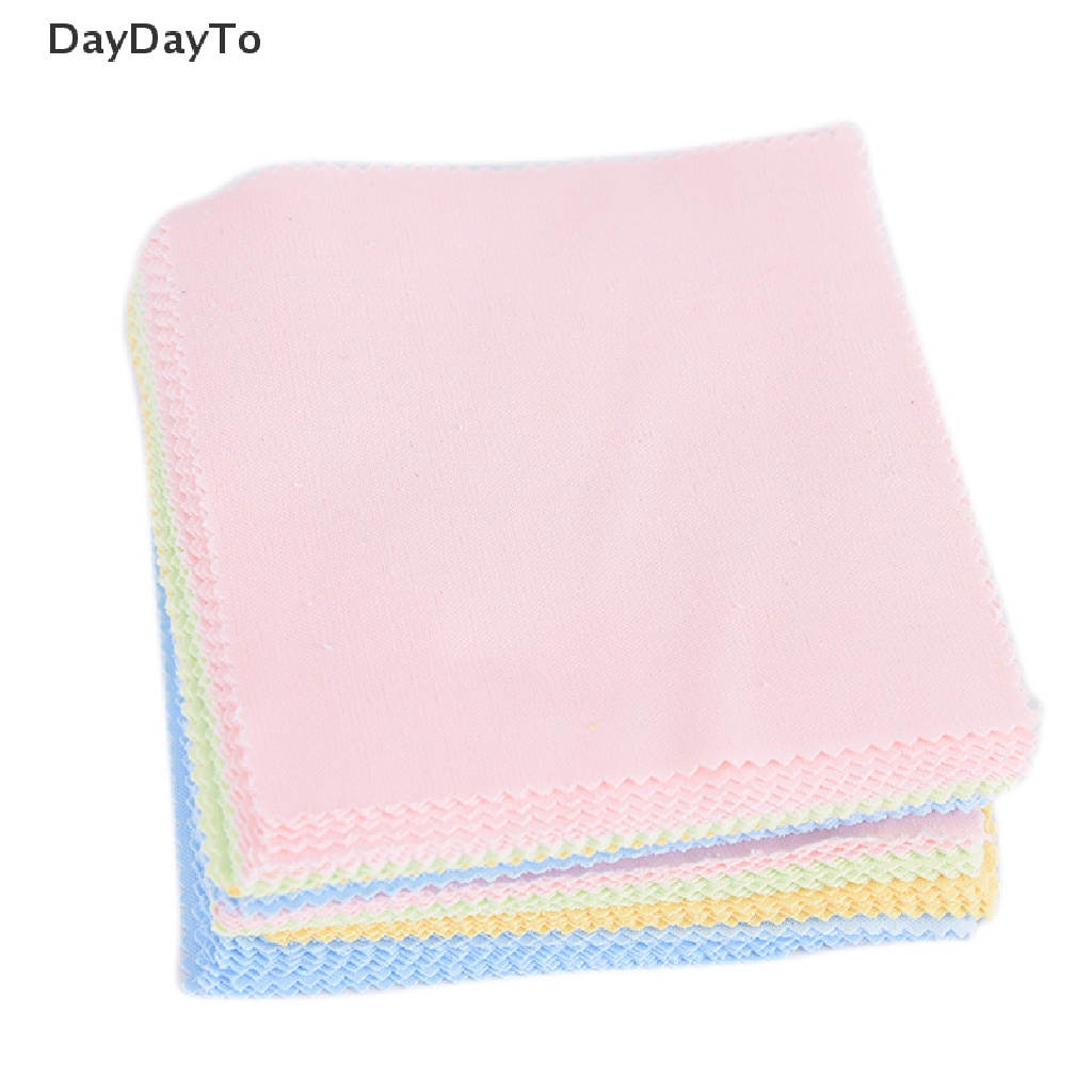 Set 10 Khăn Lau Kính / Màn Hình Điện Thoại / Ống Kính Máy Ảnh Bằng Sợi Microfiber