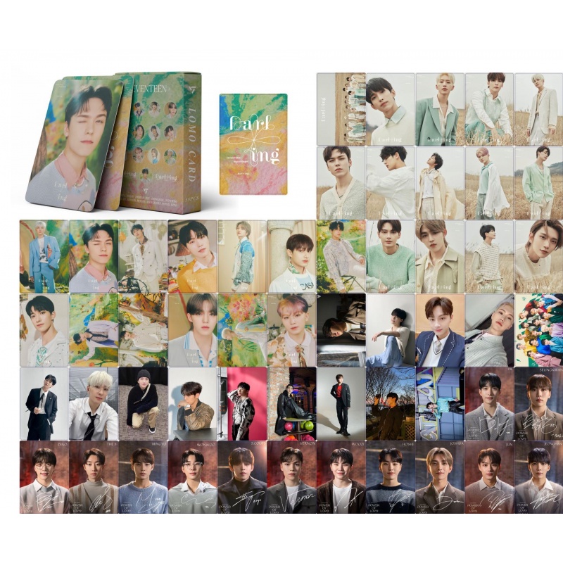 Hộp 55 Ảnh Thẻ Lomo Nhóm Nhạc Seventeen