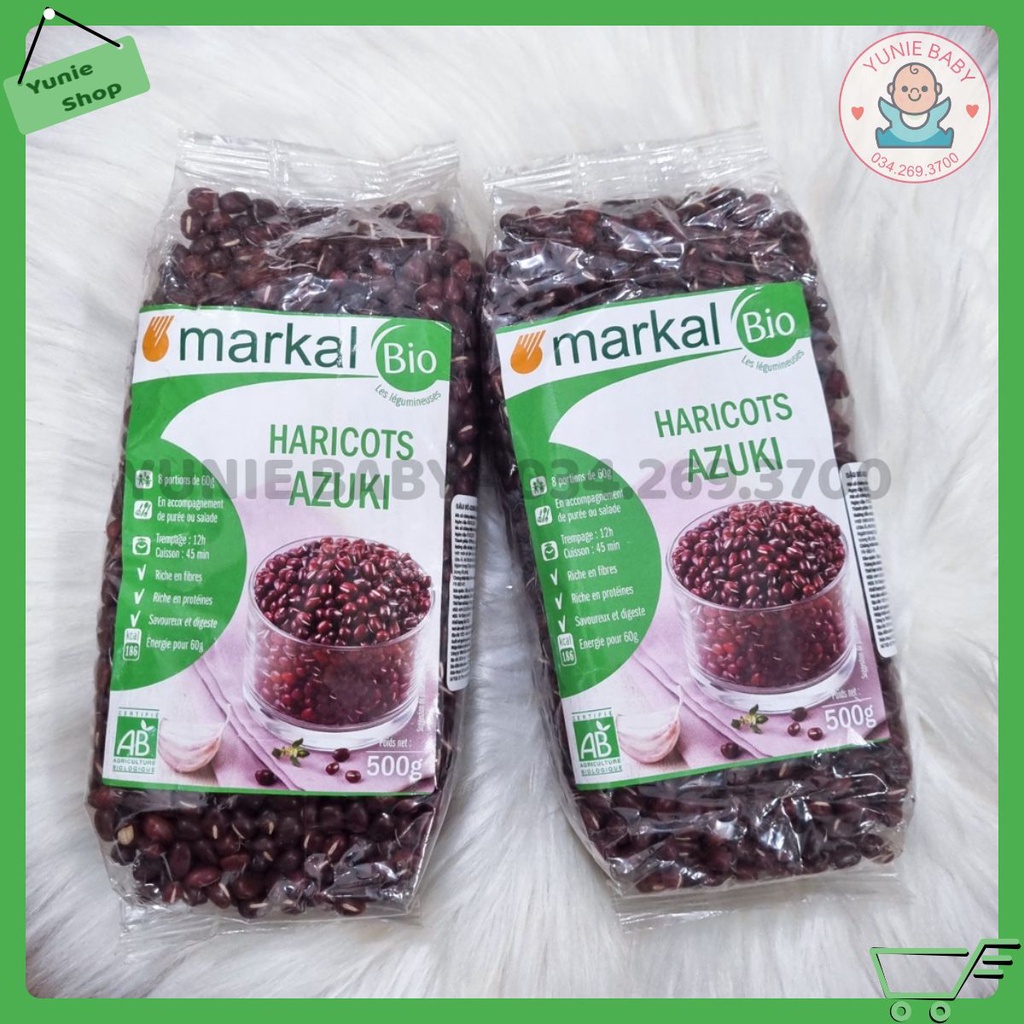 [DATE 9/2022] Đậu đỏ Kidney hữu cơ Markal Organic Kidney Beans 500g