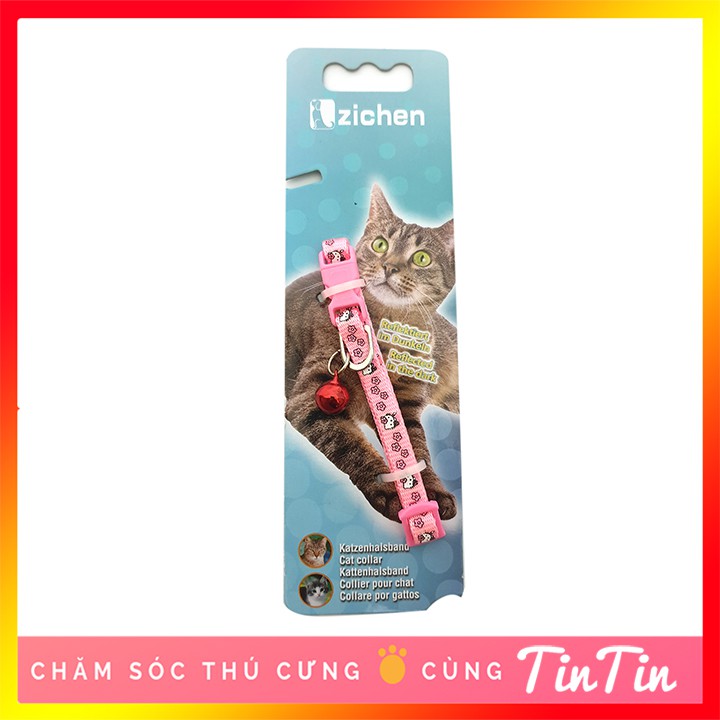 Vòng Cổ Gắn Chuông zichen Cho Chó Mèo Nhỏ Giá Rẻ bản 0.8 cm