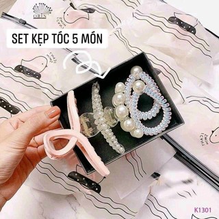 Set kẹp tóc sang chảnh 5 món