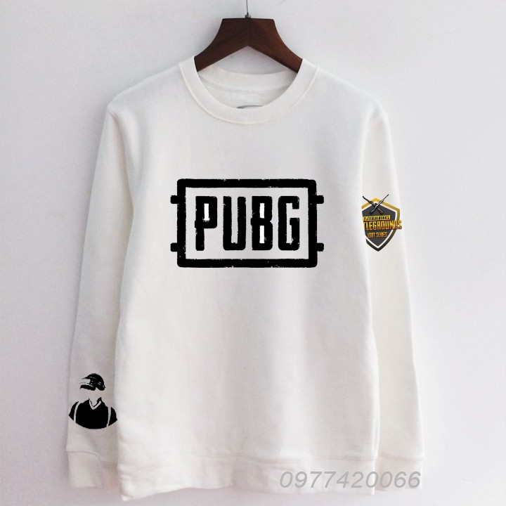 áo PUBG sweater, áo thu đông game PUBG