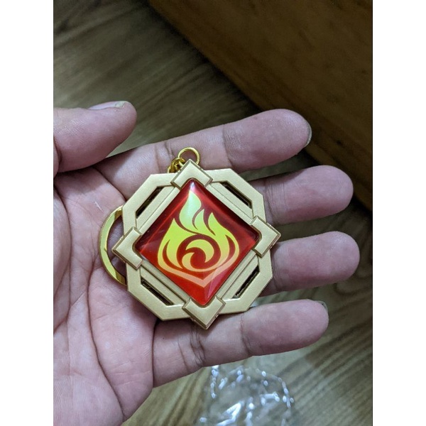 Mô hình móc khóa Vision có đèn led 7 loại nguyên tố