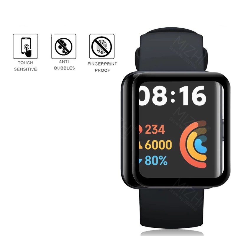 Kính Cường Lực 3D Bảo Vệ Màn Hình Đồng Hồ Thông Minh Redmi Watch 2