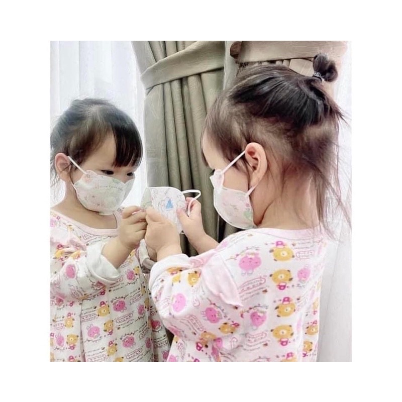 [HỘP 10 cái] KHẨU TRANG KHÁNG KHUẨN MẦM CHỒI LÁ CHO BÉ