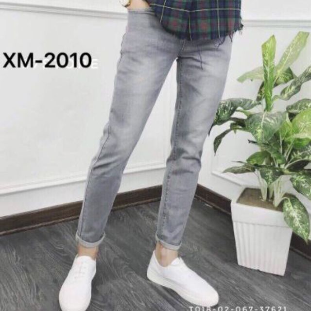 Quần jean nam đẹp quần jeans Nam thời trang mẫu trơn hàng chuẩn shop 2010 ( có size đại 33-34)