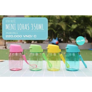 Bình nước tupperware cho bé mini lohas 350ml