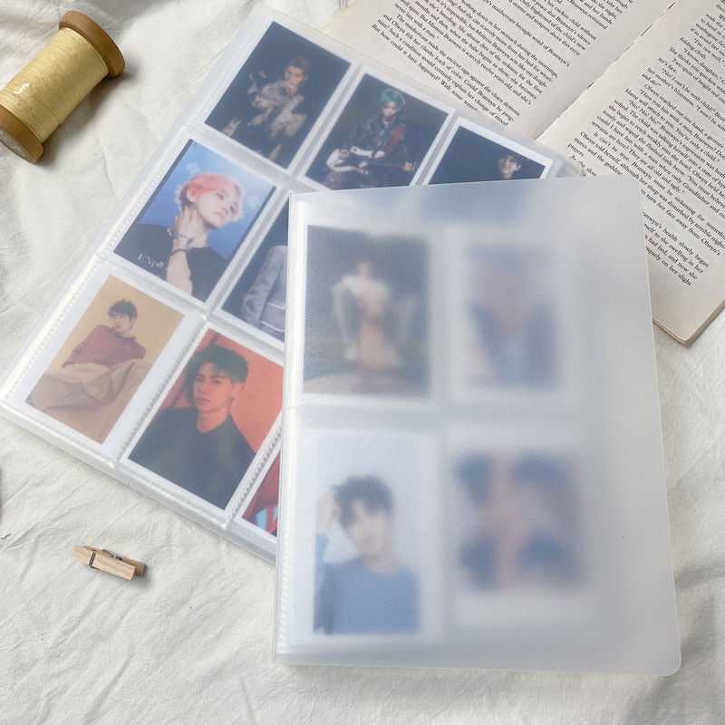 Sổ album đựng lomo card,Sổ để card bo góc sách sưu tập có 80/160 khe, cuốn album đựng ảnh phù hợp với 3 inches,kpop binder đựng card