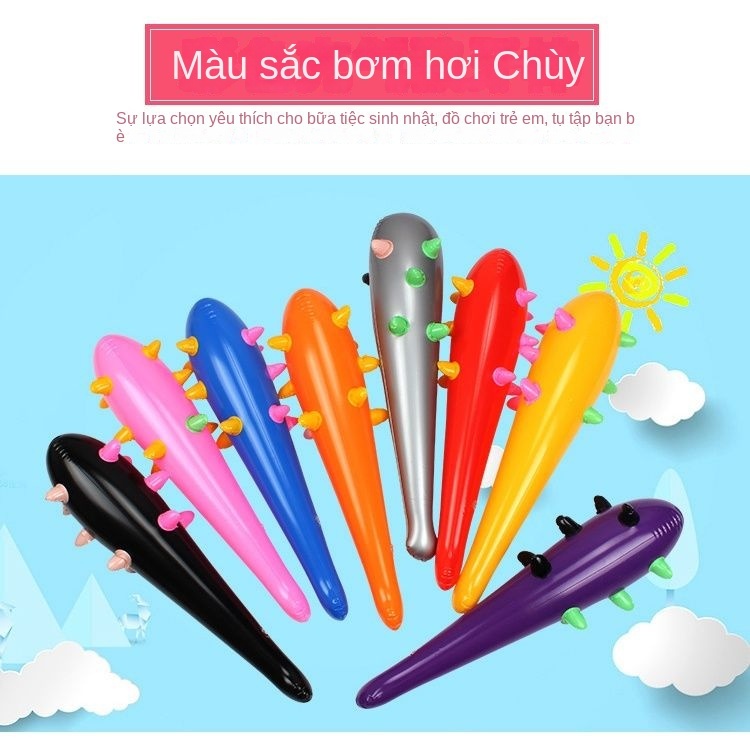 Búa Bơm Hơi Nhiều Màu Sắc 55cm Độc Đáo Vui Nhộn Cho Bé